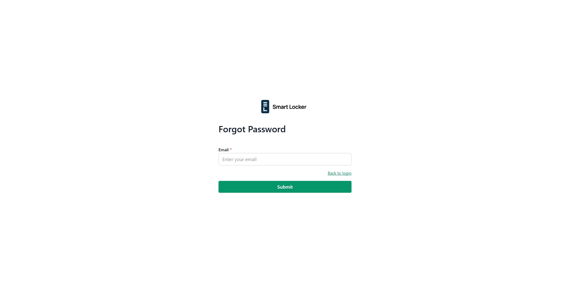 Reset password