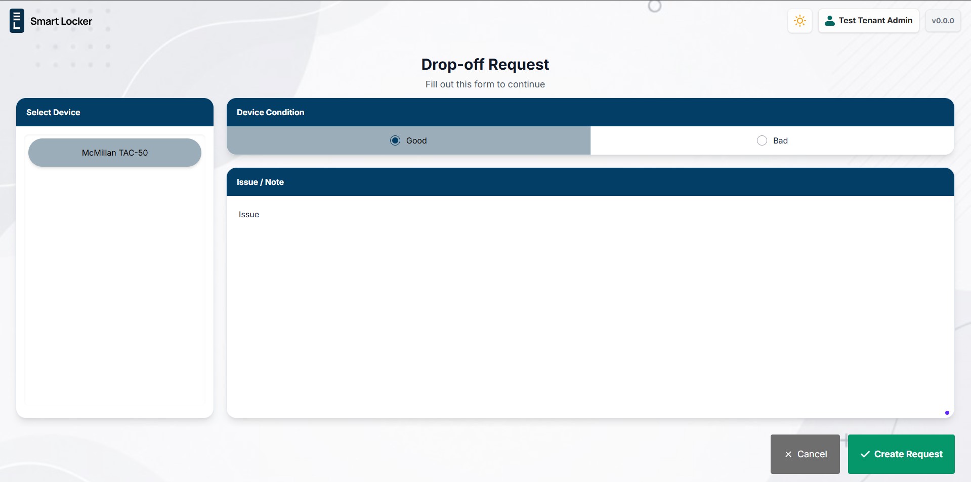 Drop-off