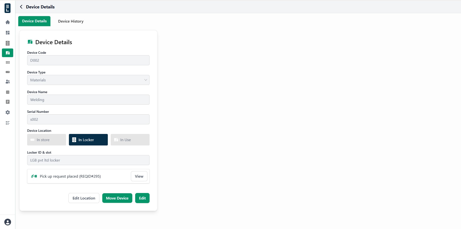 Movedevice lockertostore pickup view